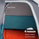 CAMEL CROWN 4/6 Person Tent Waterproof Lightweight Portable Backpacking Tent for Outdoor Camping Hiking