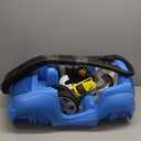 Step2 Whisper Ride II Kids Push Car, Ride-On Car with Seat Belt and Horn, Toddlers and Preschoolers Ages 18 Months4 Years, Max Weight 50 lbs., Quick Fold Handle, Stroller Alternative, Blue (Large)