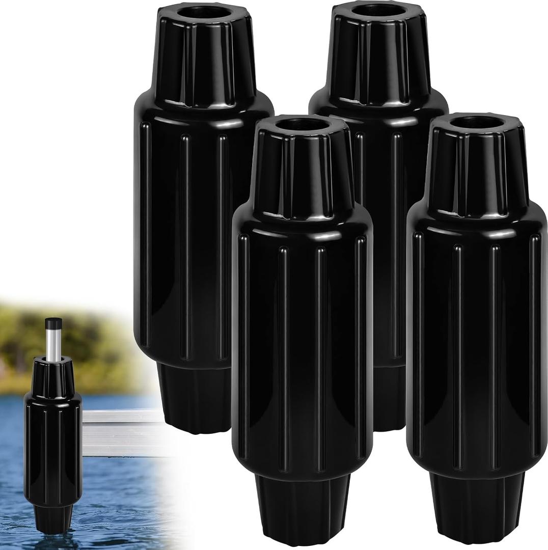 Dock Bumpers for Poles/Post, Boat Dock Bumpers Fenders | Dock Fenders Slide-Over Post Pole,Slip-On Dock Leg Pipes,Vertical Protection Dock Guards,Soft UV-Resistant Marine-Grade Vinyl, 17.6 Inch Length