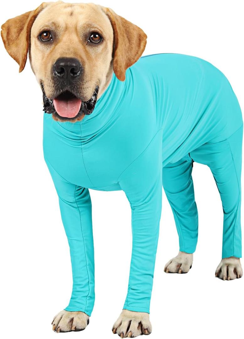 Dog Onesie After Surgery Recovery Suit for Small Miedium Large Female Male Neuter Dogs Pet Surgical Anxiety Body Suits Claming Pajamas L