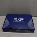 RKF Bathroom Faucets for Sink 3 Hole Matt Black 8 inch Widespread Bathroom Sink Faucet with Drain 2 Handles Cross Knobs Faucet Vanity Faucet Basin Mixer Tap with Hose & Deck CWF039-MB