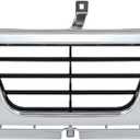Front Grille Compatible with 1994 Nissan D21 XE 1993 1994 Nissan D21 Base SE 1995-1997 Nissan Pickup Base SE XE Replacement for 6231055G10 NI1200116 Chrome Bumper Grill Plastic(ABS) Silvery