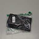 Clutch Purses for Women Formal Evening Clutch with Detachable Chain Faux Suede Purse for Wedding Party (Black)