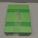 sun gurg Strappy Platform Heels for Women Square Open Toe Chunky High Heels Multicolored Ankle Strap Block Heeled Sandals for Prom Wedding Date Night (7.5, Orange/Navy/Blue)