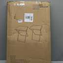 TV Trays Table Set of 2 Portable Folding TV Tray Table TV Dinner Tray with Sturdy MDF, Small Folding Tables with Phone & Tablet Slot, No Assembly Required, 15 x 18.9 x 25.6 in (Sea Blue Marble, 2Pcs)