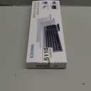 Wireless Keyboard and Mouse Ultra Slim Combo, TopMate 2.4G Silent Compact USB 2400DPI Mouse and Scissor Switch Keyboard Set with Cover, Batteries Included, for PC/Laptop/Windows/Mac  Gray Black