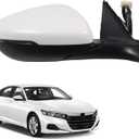 Marretoo for Honda Accord 2018 2019 2020 2021 2022 Side Vier Mirror Assembly Passenger Side for HONDA ACCORD EX, Hybrid EX, Sport Accessories |POWER+LAMP+HEAT+BSM Replaces HO1321330(RH)