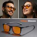 PC Gaming & Computer Glasses | 100% UV400 Protection (99.8% Lab Verified) | Ultra-Light Swiss-Designed Polycarbonate Frame