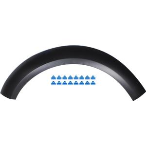 Front Driver Side Wheel Fender Flare Molding with Clips for Dodge Charger 2020-2023