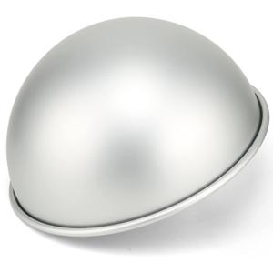 10 Inches Dome Cake Pan, Football Cake Pan, Hemisphere, DIY 3D Soccer Birthday Pan, Aluminum Cake Mold Nonstick Baking Tool (10 inch)