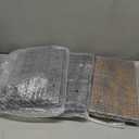 Delamu Stackable Metal Fruit Basket with Wood Lid 2 Pack, Hanging Wall Organizer for Kitchen Counter, Pantry Storage for Onions, Potatoes, Garlic, Fruits, Spices, Black