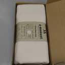 a moment Pack of 2 Decorative Chenille Throw Pillow Covers with Twill Cushion Covers for Sofa Living Room Couch Bed 20x20 Inch Raw White