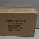JPB Matte Black Cotton Filled Jewelry Boxes #96 (Pack of 20) 9 inches x 6 inches (20)