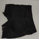 Womens Fake Buttock Briefs Butt Lifter Padded Control Panties Hip Enhancer Underwear Shapewear Boyshort (Medium, Black)