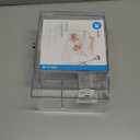 iDesign Plastic Vanity, Compact Storage Set Compartments for Cosmetics, Dental Supplies, Hair Care, Bathroom, Dorm, Desk, Countertop, Office, 6.5" x 6.5" x 6.5", 2 Drawer-Side Organizer