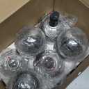 GIGALUMI Solar Outdoor, Cracked Glass Ball Solar Garden Lights, Color Changing Lights Outdoor,Garden LED for Path, Patio, Yard, 6 Pack Pathway