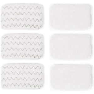 Steam Mop Pads for Bissell 1252 1606670 1543 1652 1132M 1530 11326 Symphony and Steam Vacuum Cleaner Series Replacement 6 Pack