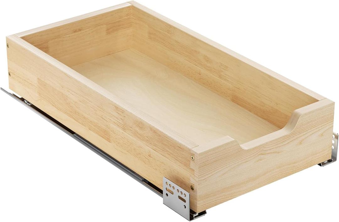 Pull Out Drawers for Cabinets, 10 W x 21 D Soft Close Slide Out Drawers for Kitchen Cabinets, Pull Out Shelves Requires At Least 11.5 Cabinet Opening