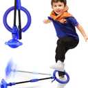 Skip Ball, Portable Foldable Colorful Flash Wheel Swing Ball, Kids Toys for Girls & Boys, Sports Fitness Toys for Kids & Adults. Gifts for Mom Women & Girls Toys Age 5-10 Years (Blue)