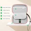 RLSOCO Case for Braun ThermoScan 5/ThermoScan 7/ThermoScan 7+ Connect/ThermoScan 4/ThermoScan 6/ThermoScan 3 Ear Thermometer,Fits for IRT6500/IRT6520/IRT6575/IRT3515/IRT6515/IRT3030 (Grey Lining)