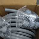 Liquid-Tight Conduit and Connector Kit 1/2 Inch 25 Ft,Flexible Non Metallic Liquid Tight Electrical Conduit UL Certification,Electrical Conduit Kit with 5 Straight,3 Angle Fittings