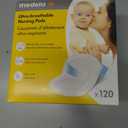 Medela Ultra-Breathable Nursing Pads, Highly Absorbent, Super Soft, Discreet Design for Comfortable Wear, Pack of 120