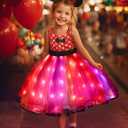 Mouse Costume for Girls Toddler Dress Up Red Mouse Costume for Baby Girl Birthday Dress with Headband (1 Years)