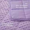 Weighted Blanket for Women and Men, Comfortable and Soft Throw Weighted Blanket with Premium Glass Beads for All Season 5 lbs 40"x60" Purple