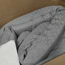 EUHAMS Queen Size Bed Wedge Pillow for Headboard Bed Gap Filller/Mattress Gap Filler (0-7") - Wedge Pillow Headboard Triangle Foam Pillows Wedges Between Headboards Mattress (Grey,60"x10"x6")
