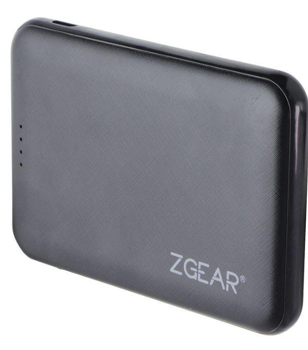 ZGear 5000 mAh Slim Dual Charging Port Power Bank