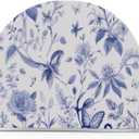 Kigai Blue and White Flower Napkin Holder for Table,Freestanding Tissue Dispenser Paper Napkin Holders for Kitchen Dining Room Table Decor