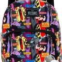 Fast Forward Disney Villains Mini Backpack - 10" Canvas Disney Villains Backpack Purse Shoulder Bag | Adults, Women, Teens