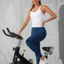 ATTRACO Women Ribbed Workout Crop Tops with Built in Bra Yoga Racerback Tank Top Tight Fit (White, Small)