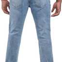 Men's Soft Slim Fit Stretch Cotton Denim Jeans Pants, 33Wx32L