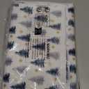 Artoid Mode Blue Xmas Tree Pinecone Christmas Bar Kitchen Towels, 12x24 Inch Quick Dry Microfiber Cloth Dish Towels for Kitchen Drying Set of 4