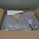 Muddy Mat Dog Crate Bed mat, Comfortable Dog Pillow, Crate Bed for Large Medium Small Dogs and Cats, Ultra Soft & Relaxing Washable & Dryer Safe Chenille Material - Grey Large (28"x42")