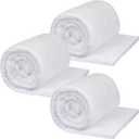 Palonu Snow Blanket, 3 Roll 3 x 8 Ft Artificial Snow Blankets for Christmas Decorations - Thick White Soft and Fluffy Fake Snow Cover for Under Tree Xmas Decor, Holiday and Winter Village Displays
