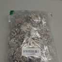 Whaline 25Pcs Christmas Natural Pine Cones Bulk Rustic Snow Pinecones with String Pine Cone Pendant Winter Holiday Hanging Ornament for Xmas Tree Gift Tag Party Decoration, 1.6-2 Inch