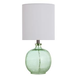 StyleCraft Home Collection 20-in Light Aqua Blue On/Off Lamp