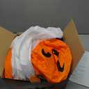 SEASONBLOW 9 Ft Halloween Inflatable Pumpkin Archway Decoration LED Light Up Giant Blow Up Pumpkin Arch for Halloween Party Indoor Outdoor Garden Yard Decor