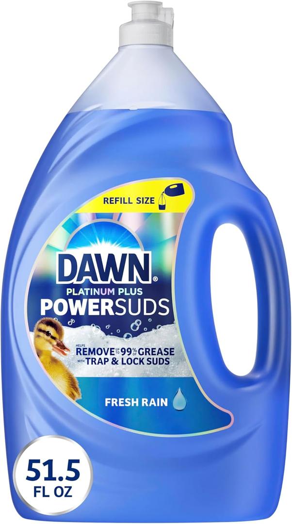 Dawn Platinum Plus PowerSuds Liquid Dish Soap, 51.5 oz. Refill Dawn Platinum Plus PowerSuds Liquid Dish Soap, 51.5 oz. Refill