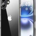 HOOMIL Case for iPhone 16 Plus 6.7-Inch, Non-Yellowing, Drop Protection, Anti-Scratch Transparent Hard Back Phone Cover - Crystal Clear