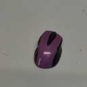 TECKNET Wireless Mouse, 2.4G Ergonomic Optical Mouse, Computer Mouse for Laptop, PC, Computer, Chromebook, Notebook, 6 Buttons, 24 Months Battery Life, 2600 DPI, 5 Adjustment Levels - Purple