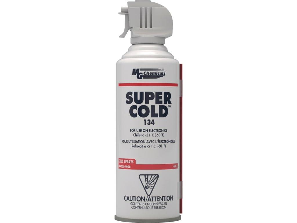 MG Chemicals 403A 134A Super Cold Spray, 400g (14 oz) Aerosol Can