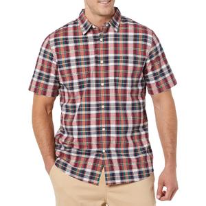 Amazon Essentials Men's Slim-Fit Short-Sleeve Poplin Shirt (M)