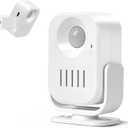 Motion Sensor Alarm with 20s Custom Voice Recording, 120dB Loud Indoor Motion Detector Alarm, Wireless Doorbell Entry Alert for Business, Store, Office and Caregiver