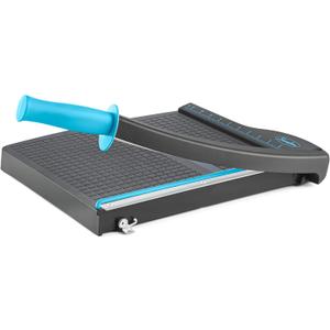 Swingline Guillotine Paper Cutter Heavy Duty, 12 Inch Paper Cutting Board with Guard Rail, Blade Lock, Cuts Up to 10 Sheets, Professional Manual Paper Cutter Trimmer for Scrapbooking, Crafts & Photo.