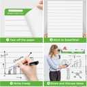 Sticky Easel Pads 20 x 23 Inches, 3 Pack Anchor Chart Paper for Teachers, Self Stick Flip Chart Paper with Sticky Back for Classroom, Office, 30 Sheets/Pad (Lined), 20 inches x 23 inches x 1.9 inches