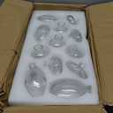 Glass Bud Vase for Centerpieces: 12Pcs Glasseam Clear Mini Small Vases for Flowers Bulk Flower Vase Set Aesthetic Cute Handmade Tiny Short Wedding Table Centerpiece Decor