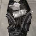 JANUS Golf Travel Bag Hard Case with Support Frame for Hands-Free 360 Spinner Wheels, Travel Bag for Airlines, ABS Hard Shell, Easy to Fold, Hand-Carry Option (Black)